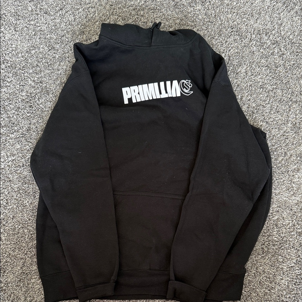 Primitive Black Sweatshirt with White Logo